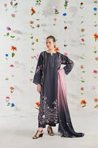03-Piece Swiss Lawn Suit - Ready To Wear