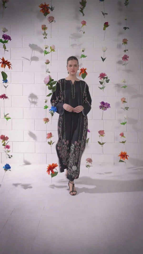 03-Piece Swiss Lawn Suit - Ready To Wear